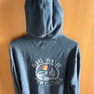 Faherty Black Graphic Hoodie